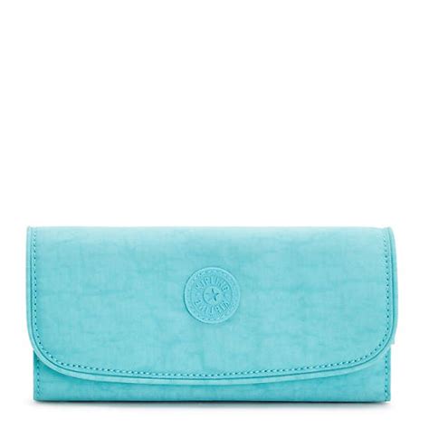 Kipling Money Land Snap Wallet Deepest Aqua 